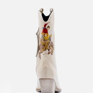 GOLO Giddy-Up Boot-White Leather Women’s Size 7–New in Box—Super Rare